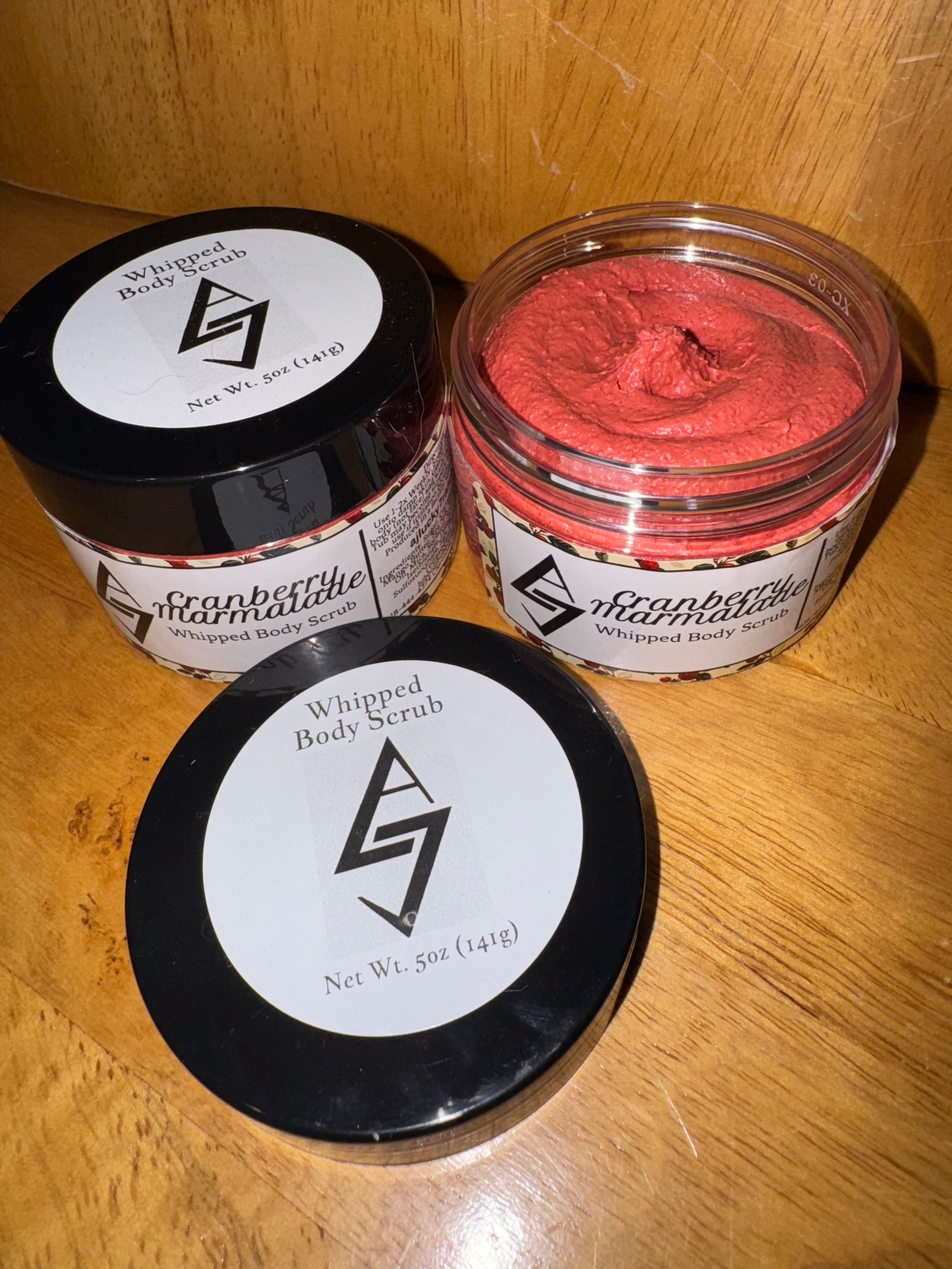 Whipped Sugar Scrub - Cranberry Marmalade