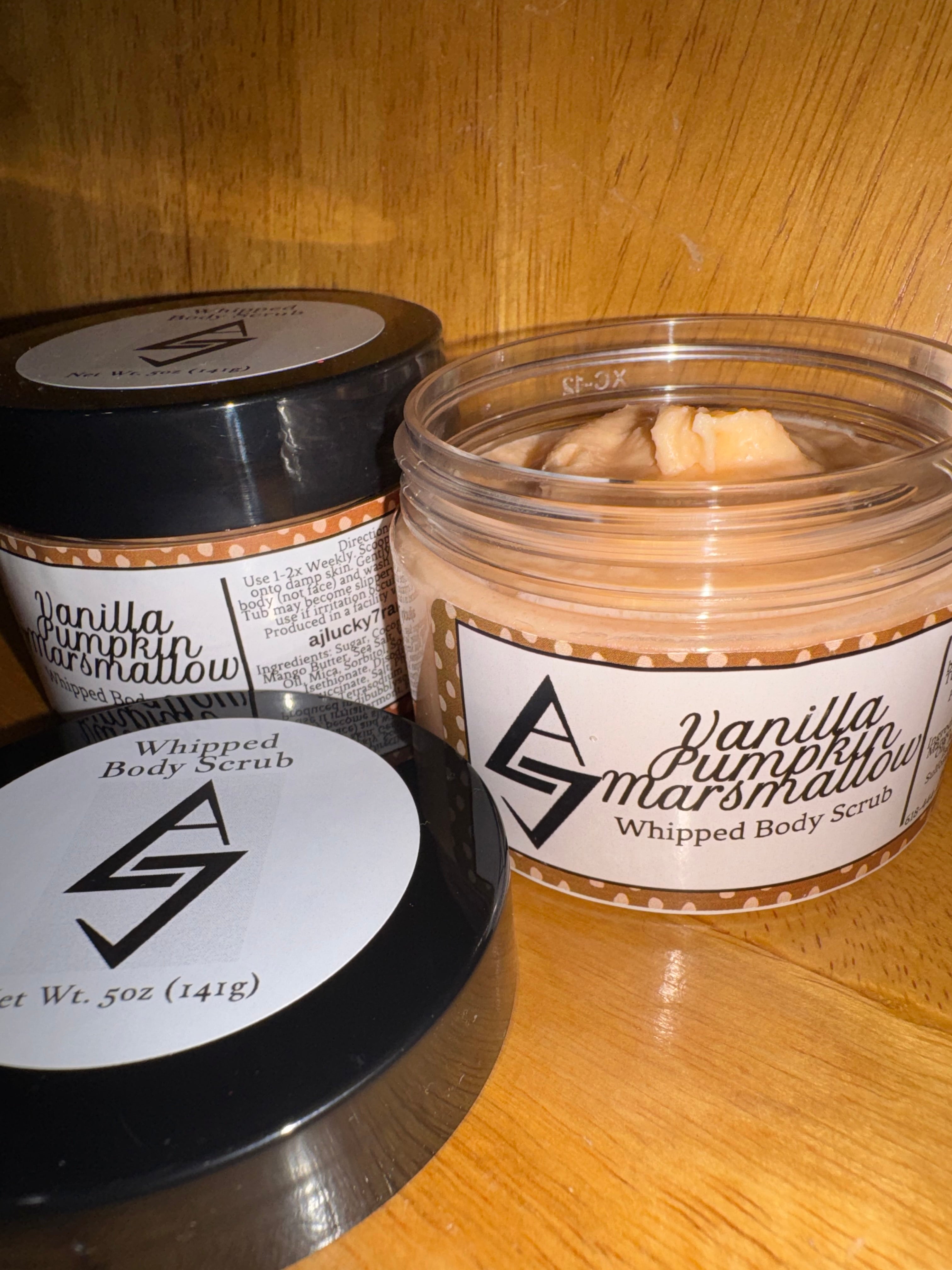 Whipped Sugar Scrub - Vanilla Pumpkin Marshmallow