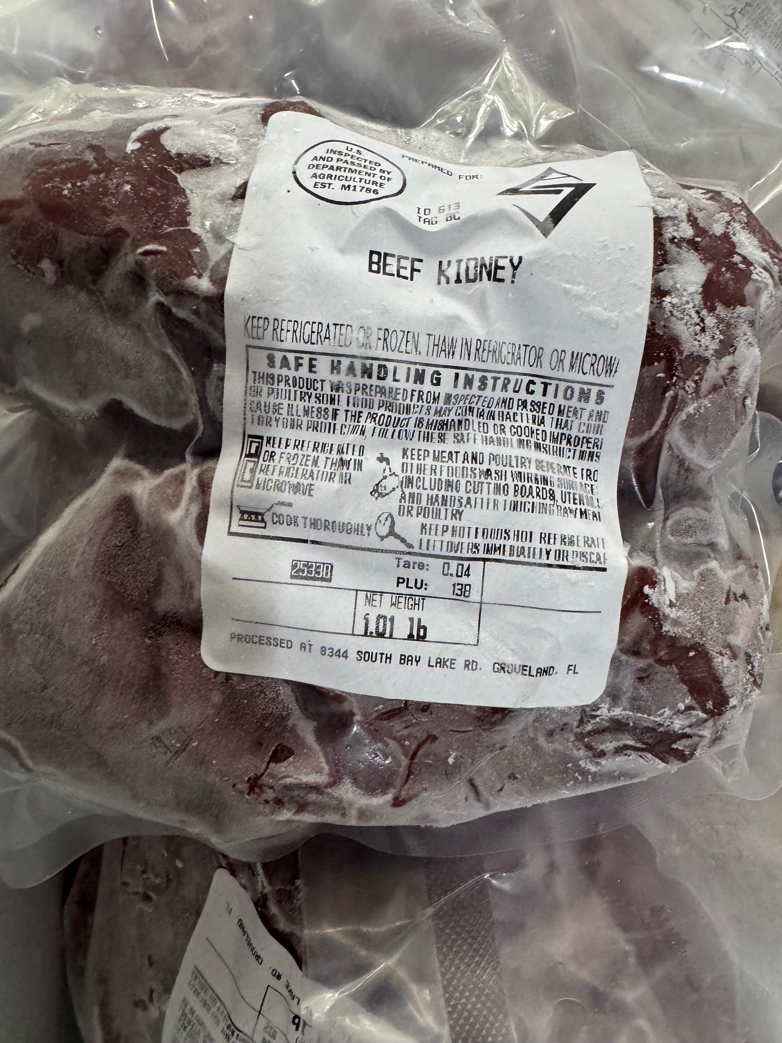 Grass-fed Angus Beef Kidney