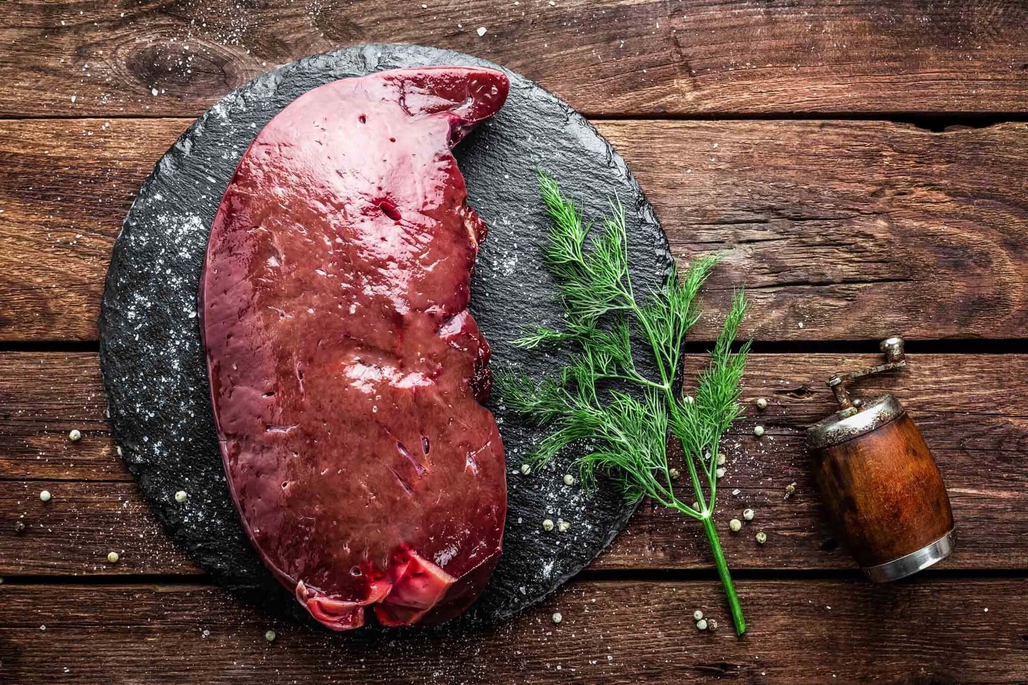 Grass-fed Angus beef Liver