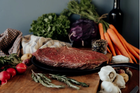 Grass fed Angus Top Round Roast - London Broil